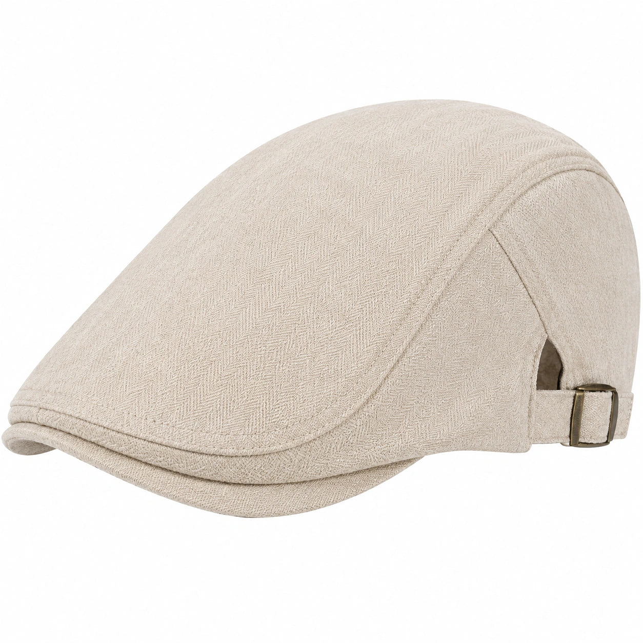 Schiebermütze Einheitsgröße Beige Textil verstellbar Freizeit