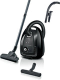 Bosch Staubsauger, 10 m, 4 l, Schwarz, mit Beutel, GL38, kompakt, leicht, umweltfreundlich, Staubbeutel XL, Aktionsradius