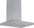 Bosch Dunstabzugshaube, 60 cm, Silber, DWB67CM50 Serie 6 Wandesse, breit, Um- & Abluft, Made in Germany, EcoSilence Drive leiser und effizienter Motor