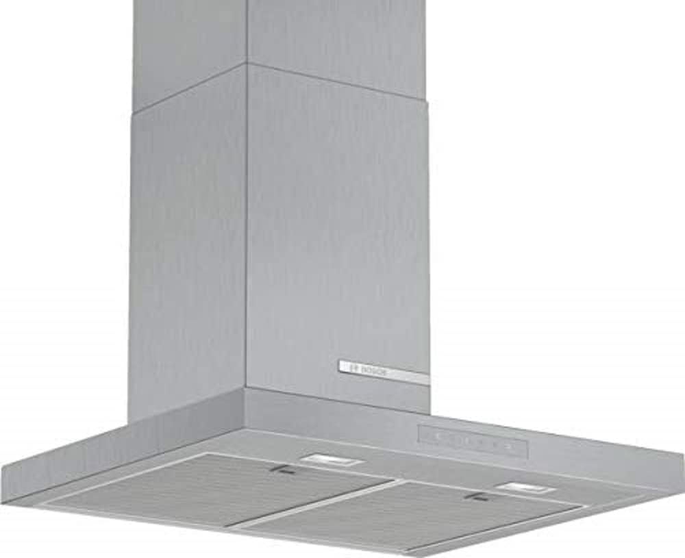 Bosch Dunstabzugshaube, 60 cm, Silber, DWB67CM50 Serie 6 Wandesse, breit, Um- & Abluft, Made in Germany, EcoSilence Drive leiser und effizienter Motor