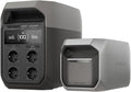 EF ECOFLOW Powerstation, 024 Wh, Schwarz/Grau, Solargenerator, Tragbare Delta 3 mit intelligentem Zusatzakku 1
