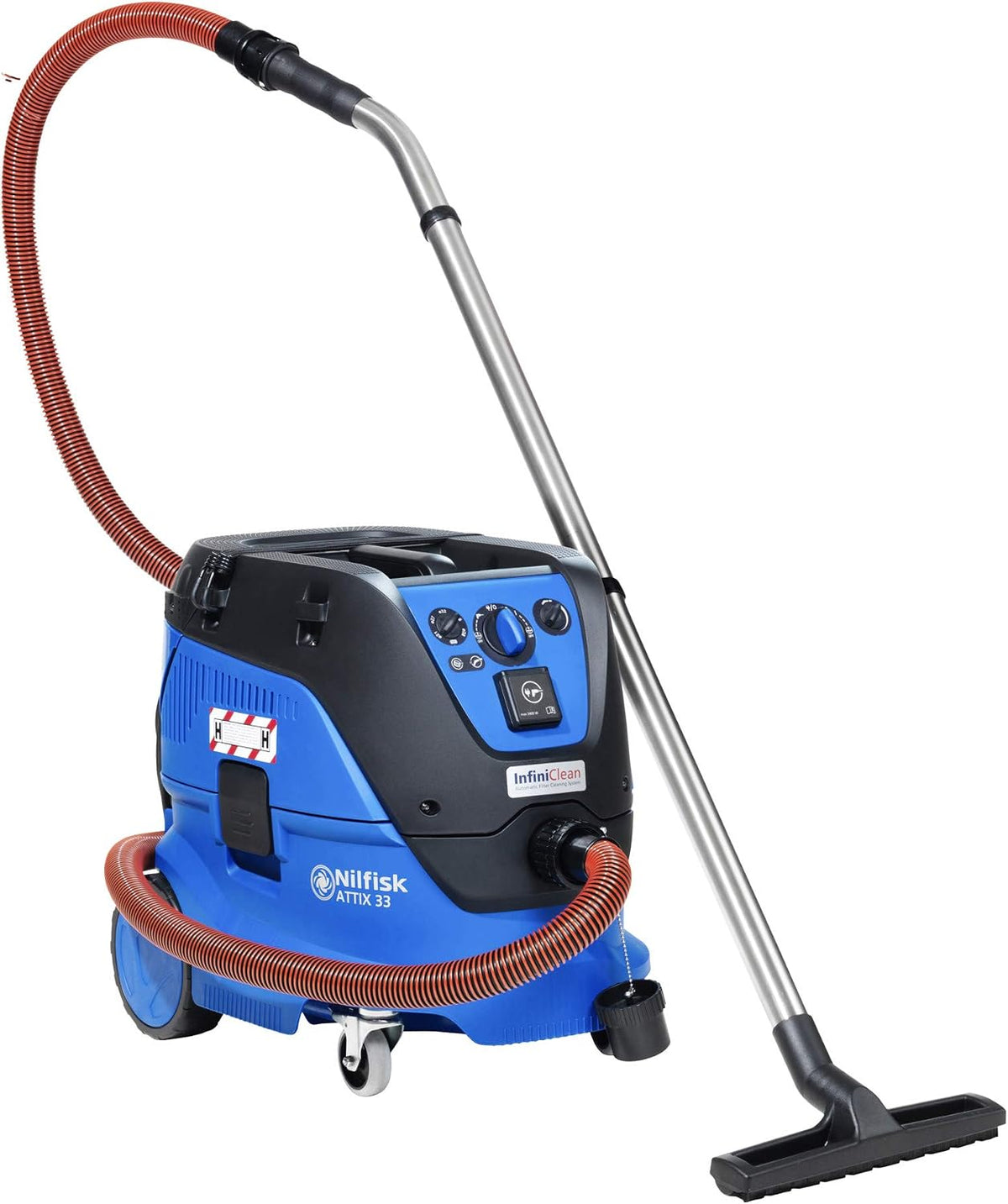 Nilfisk Nass- & Trockensauger, 240 V, 30 l, blau/schwarz, Sicherheitssauger ATTIX 33-2H IC 220- BG BAU ASBEST (Sauger