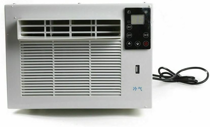 PUDLOR Mobiles Klimagerät, 8,07 Zoll, 280 W, 750 W, Metall und Kunststoff, Weiß