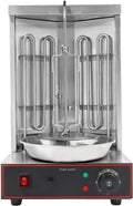 KANBCNG Elektrogrill, 3000 W, 10 kg, Edelstahl 201, Silber/Schwarz, Elektrische Dönergrill Edelstahl Grill Tragfähigkeit 2