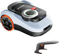 NAVIMOW Rasenmäher, 1500 m, Schwarz/Weiß/Orange, i215 LiDAR Roboter für ² mit Garage M, Geländereifen für Hänge bis 45% Neigung