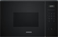 Siemens Mikrowelle, 594 x 382 cm, Schwarz/Silber, iQ500 Einbau- Schwarz Edelstahl BF525LMB1