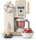Ninja Eismaschine, Beige/Gold, CREAMi Scoop und Swirl mit 2x Dosen, 13 Funktionen, macht Eis, Softserve, Gelato