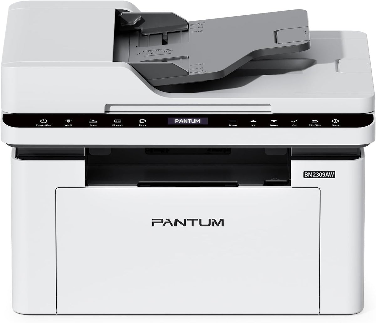 PANTUM Laserdrucker, Weiß/Schwarz, BM2309AW Multifunktions-, Schwarz-Weiß, Drucken Scannen Kopieren 3in1 mit ADF