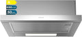 Cecotec Dunstabzugshaube, 60 cm, 165 W, Silber, Teleskop- Bolero Flux TLM 606500 Inox A. Motor, Saugleistung 650m3/h