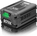 BOTKK Rasentrimmer, 5,0 Ah, 60 V, Schwarz, Li-Ion Ersatzakku für Greenworks Akku LB60A02 LB60A03 LB602