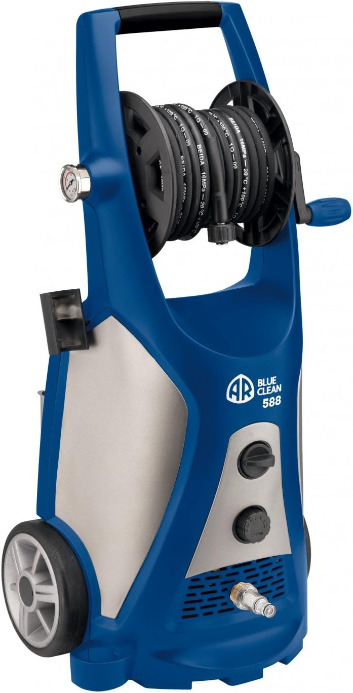 AR ANNOVI REVERBERI Hochdruckreiniger, 160 bar, 2800 W, 10 l, Blau/Grau, /min/ für Jahre Modell 590