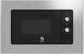 Balay Mikrowelle, 38 cm, 27 cm, 20 l, Schwarz/Edelstahl, 3CG6112X3 Einbau-, mechanisch, einbaubar mit Edelstahlrahmen