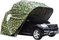 Autozelt Carports, Grün/Braun, Vollautomatisches Klappcarport mit Fernbedienung, Allwetterfest, robuste Stahlkonstruktion