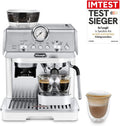 De'Longhi Kaffeemaschine, 15 Bar, 1550 W, 1,7 L, Weiß, Siebträgermaschine La Specialista Arte EC9155.W, Espressomaschine mit Mahlwerk