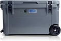 Blue Coolers Gefrierschrank, Grau, Ark Series 100-110 Quarts, Roto-Molded Ice Cooler, Große Eistruhe hält Eis bis zu 10 Tage