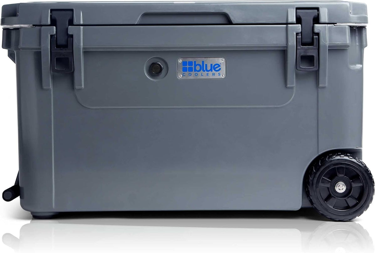 Blue Coolers Gefrierschrank, Grau, Ark Series 100-110 Quarts, Roto-Molded Ice Cooler, Große Eistruhe hält Eis bis zu 10 Tage