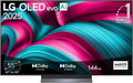 LG Fernseher, 139 cm, Schwarz, OLED55C5ELB 55' 4K OLED evo AI TV, α9 Gen8, webOS 25 [2025]