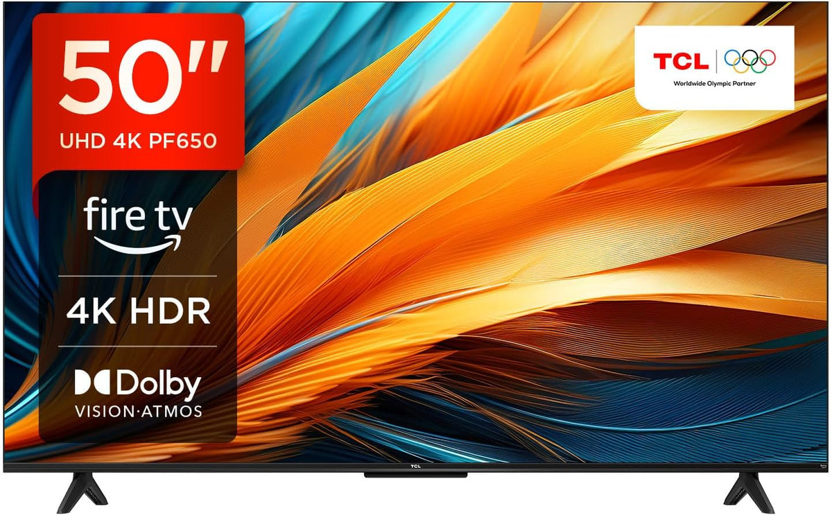 TCL 43PF650 43-Zoll 4K Ultra HD, HDR TV, Smart LED Fire TV (Dolby Vision, Dolby Atmos, DTS, HDR 10, Alexa integriert, Airplay2, Miracast) Fernseher