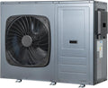 Techomey Warmwasser-Wärmepumpe, 12 kW, Silber/Schwarz, Luft-Wärmepumpe Warmwasser, COP 5.1, Warmwasser Wärmepumpe A+++