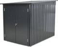 tepro Fahrrad, 142x197x157 cm, Anthrazit, Bike, Metallgerätebox box Bike & More Midi, Maße