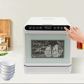 Tischgeschirrspüler, 1100 W, Weiß, Mini Geschirrspüler Touch Control Antibakteriell