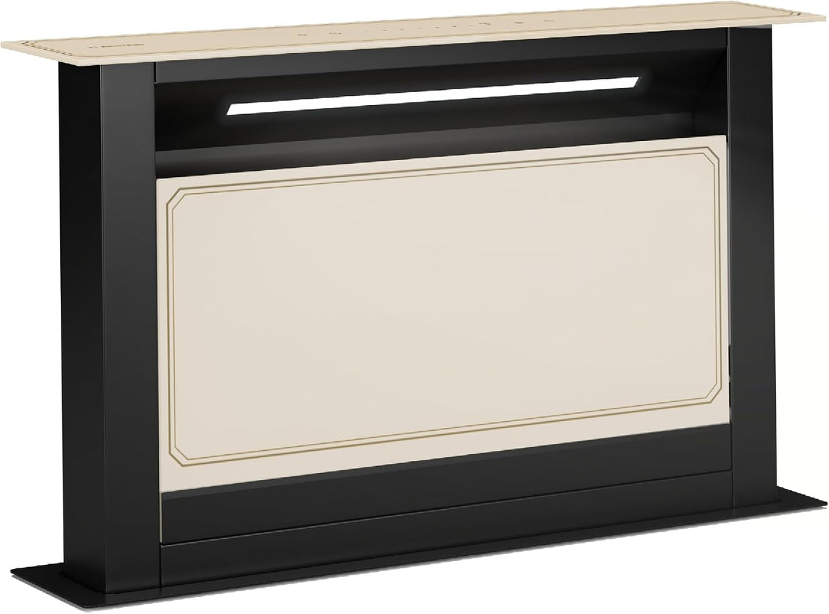 Klarstein Dunstabzugshaube, 713,8 m, 52 dB, Schwarz/Silber, Victoria Downdraft - A Energieeffizienz, ³/h Luftstrom