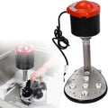 Automatischer Geschirrspüler, 1/3 PS, Edelstahl 304, Weiß, Gläserspüler für die Gastronomie, professioneller elektrischer Gläserspüler mit 5 Bürsten