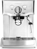 GASTROBACK Kaffeemaschine, 15 bar, 1.5 L, Silber, 42709 Design Espresso Pro, Espressomaschine mit Siebträger, Milchaufschäumdüse