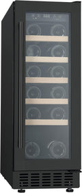 Teknix Weinkühlschrank, 30 cm, Schwarz, BITH2WC30B freistehend Unterbau-Weinkühler