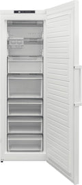 SHARP Gefrierschrank, 186 cm, 279 L, Weiß, SJ-SC11CMXWD-EU freistehend, EEK D, NoFrost, Gesamtvolumen, Twisted Ice Maker