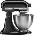 KitchenAid Standmixer, 4,5 l, Schwarz/Silber, Classic Series K45SS mit Kippkopf, Onyx-Schwarz