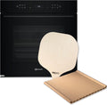 Bauknecht Backofen, 60 cm, 73 l, Schwarz, BBI7 310C PIZZA Einbau-, inkl. Pizzastein & Holzschieber, 310°C Pizzafunktion
