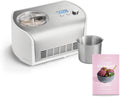 SPRINGLANE Eismaschine, 1,2 L, 135 W, Silber, Elli mit selbstkühlendem Kompressor inkl. Edelstahl, inkl. Rezeptheft