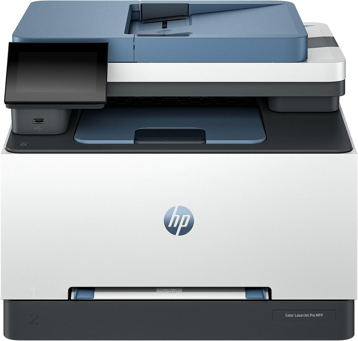HP Laserdrucker, Blau/Grau/Schwarz/Weiß, Color LaserJet Pro MFP 3302fdwg Multifunktions-Farb, Automatischer beidseitiger Druck