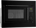 Bomann Mikrowelle, 1100 W, 2500 W, 60 cm, 900 W, Schwarz, Einbau mit Grill und Heißluft, Grill, Heißluft, inkl. Grillrost und Drehteller
