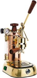 La Pavoni Kaffeemaschine, 1000 W, 1,6 l, Gold/Braun, Professional PRG Halbautomatische Espressomaschine, 16 Tassen