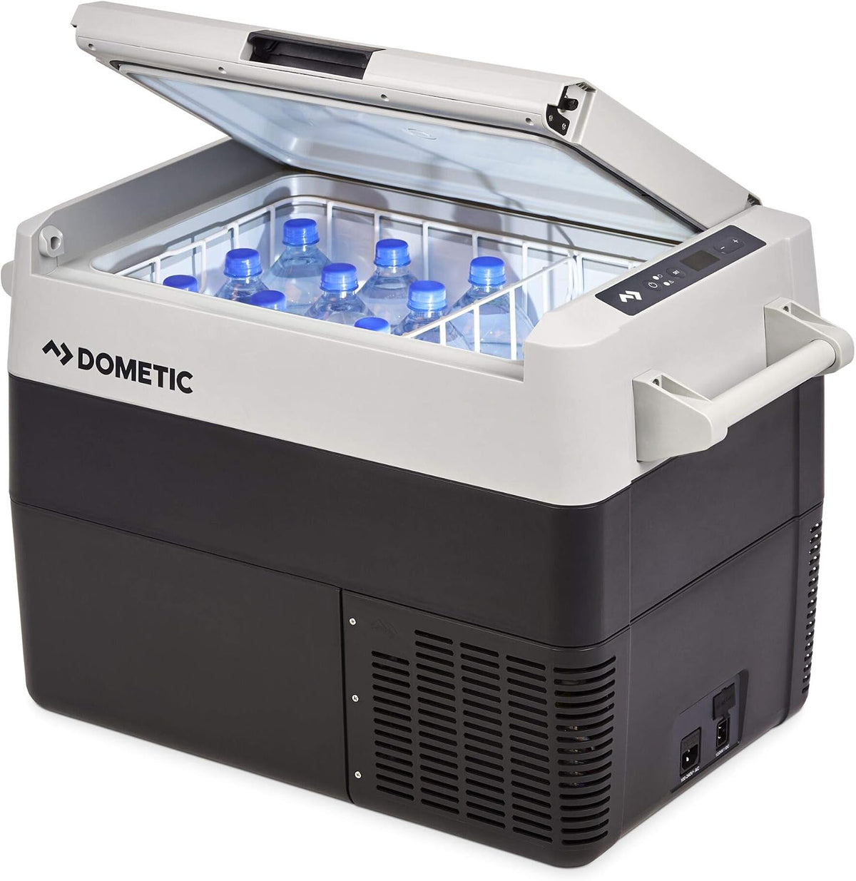 DOMETIC Kompressor, 38 Liter, 230 V, 24 V, Schwarz/Grau, CoolFreeze CFF 45, tragbare elektrische -Kühlbox, 12/ und für Auto