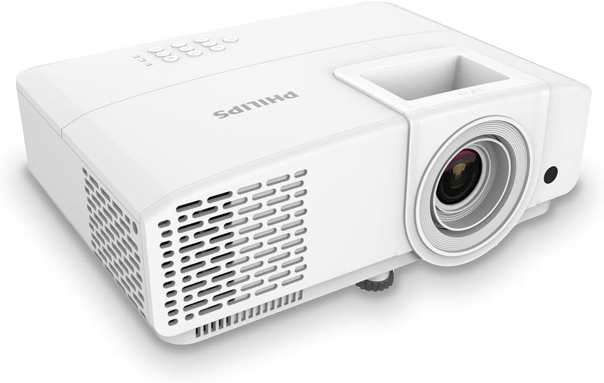 Philips Beamer, Weiß, Propix 850, Heimkino, erweiterte Bildkorrektur, 1920 x 1080 Pixel, Full HD, interne Lautsprecher mit 2 Watt