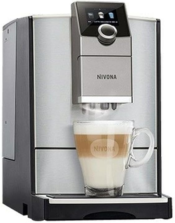 Nivona Kaffeevollautomat, Silber/Schwarz, NICR799 NICR 799 Edelstahl/Chrom