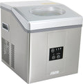 Saro Eiswürfelmaschine, 0,11 kW bei 230 V., 1,4 kg, 15 kg, 2 L, Silber, Eiswürfelbereiter, / 24 h, Edelstahl, 3 Eisgrößen wählbar