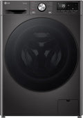 LG Waschmaschine, 9 kg, Schwarz, F2V7SLIM9B kompakte SLIM (, Energieklasse A-10%, 1.200 U/Min.) mit AI Wash mit AI DD (TurboWash 360°