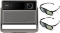 XGIMI Beamer, Schwarz, Horizon 20 4K + 2X DLP Link 3D-Brille Heimkino Set