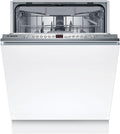 Bosch Geschirrspüler, Weiß/Silber, SMV46KX04E Vollintegrierbarer Einbau