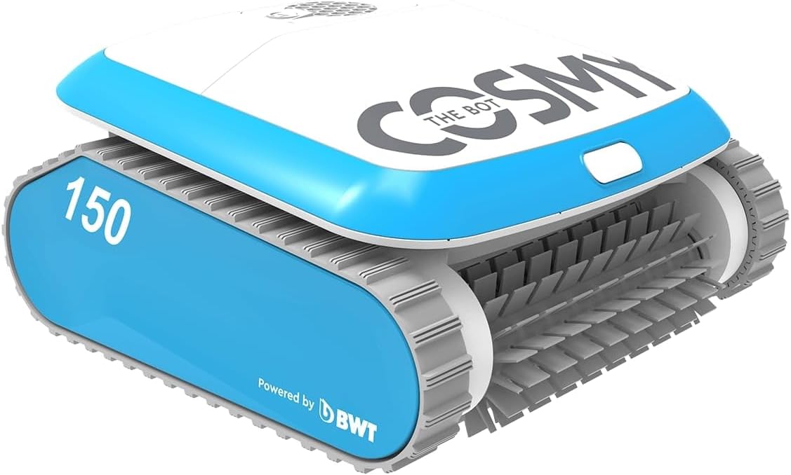 BWT Poolroboter, 10 m, 16m, Blau/Weiß, Cosmy 150, besonders Leicht & Kompakt, für Pools mit Einer Länge bis zu