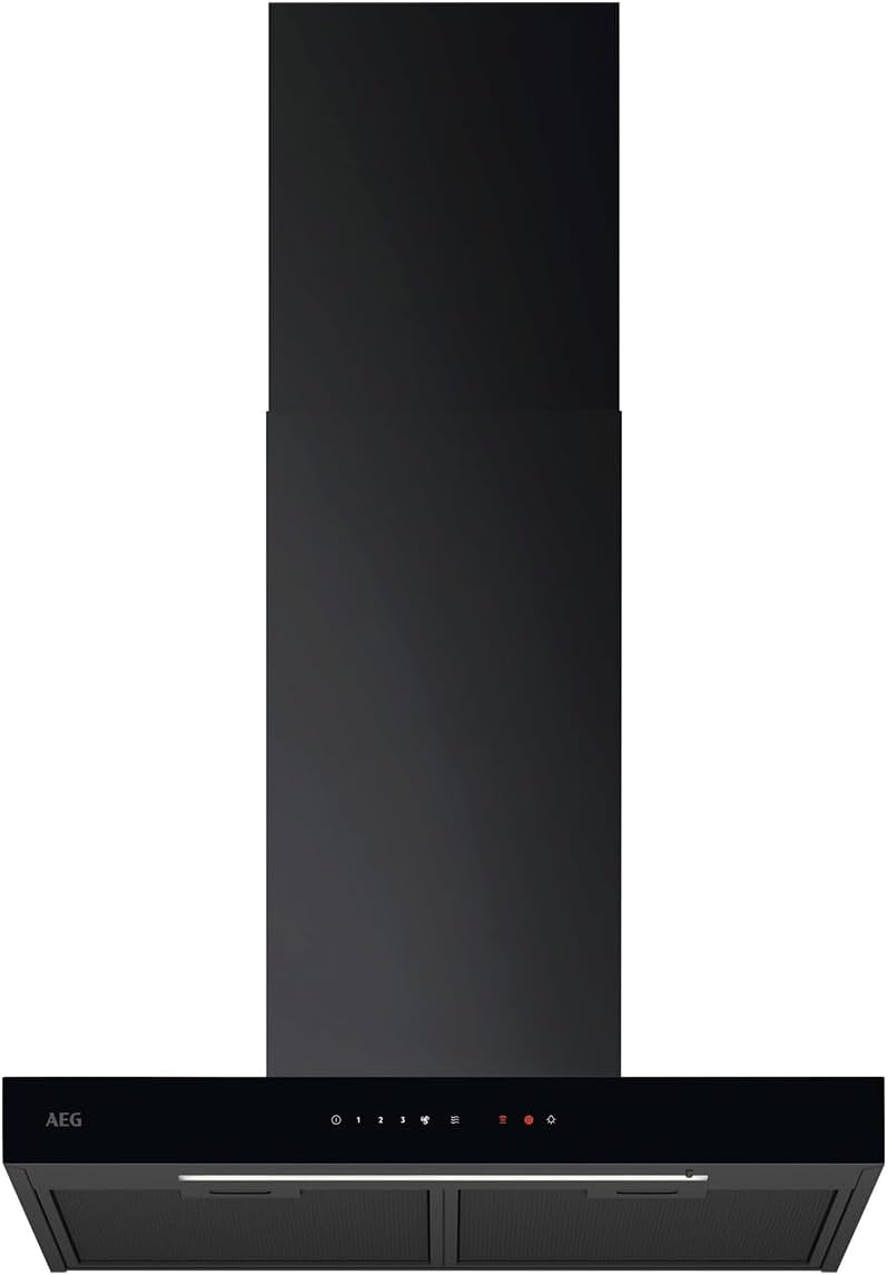 AEG Dunstabzugshaube, 60 cm, Schwarz, NDB6761HB Wandhaube