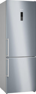 SIEMENS Kühl-Gefrierkombination, 203 x 70 cm, 311 L, 129 L, Stahl, KG49NAIBT, iQ500, Stand-Kühl-Gefrier-Kombination