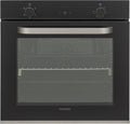 Telefunken Backofen, 78 Liter, Schwarz/Silber, BOV75HAI Einbaugerät Einbau autark