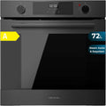 Cecotec Grill, 2800 W, 60 cm, 72 l, Schwarz, Bolero Hexa M226000 Multifunktionsofen, integrierbar, Matt A, 7 Funktionen