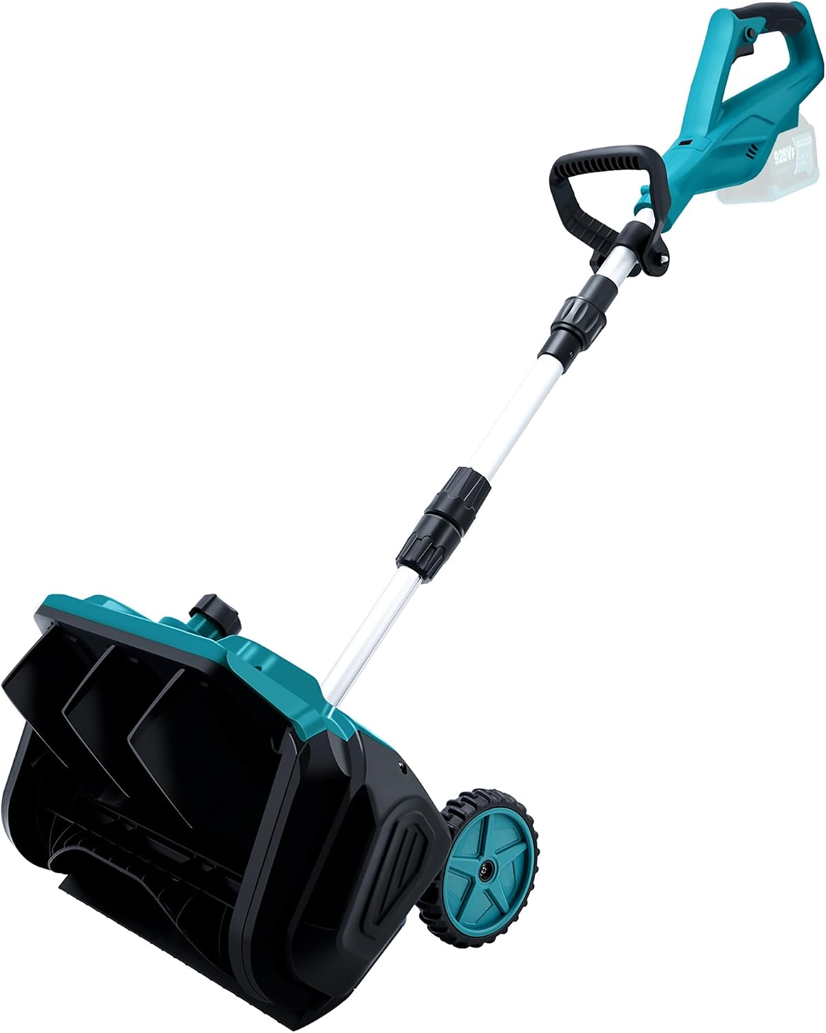 NBVNBV Schneefräse, 1000 W, 32 cm, 18 cm, 18 V, Blau/Schwarz, Akku für Makita Akku, Elektrische mit Rollen, Arbeitsbreite
