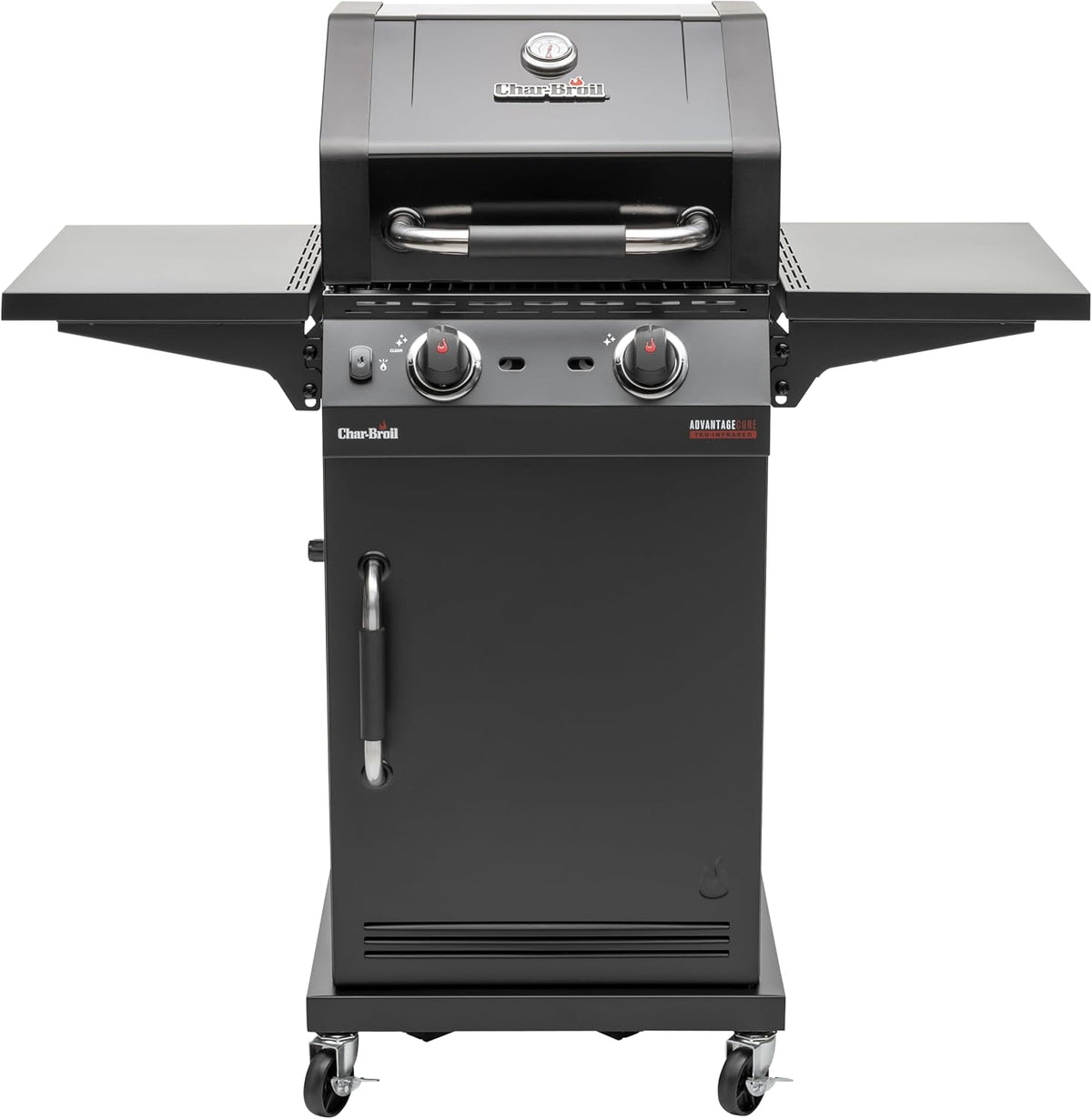Charbroil Gasgrill, Schwarz, Char-Broil Advantage CORE B 2 Brenner, TRU-Infrared Technology, Klappbare Seitenablagen